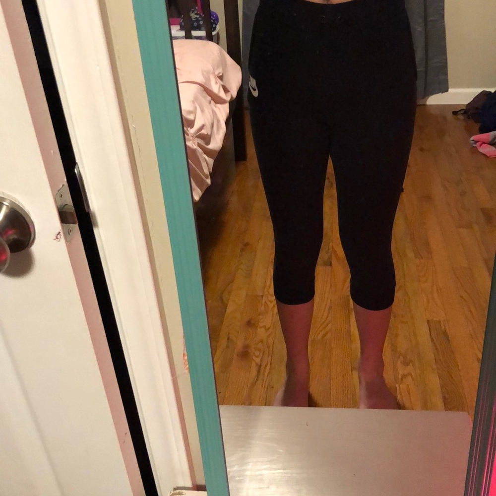 Black Nike joggers